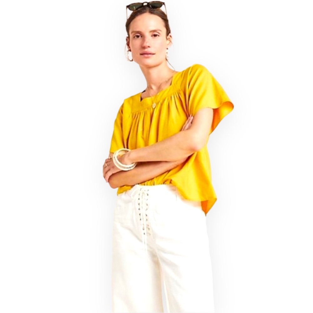Frye Yellow Blouse